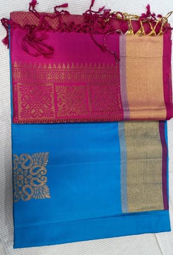 SOFT SILK SAREE WITH BLOUSE